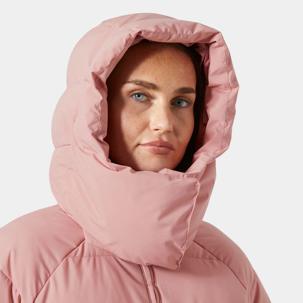 W ELLIE PUFFY PARKA, ASH ROSE, L