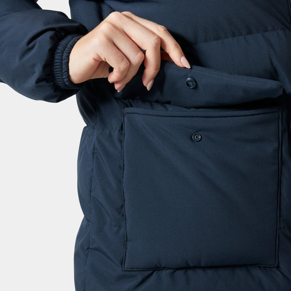 W ELLIE PUFFY PARKA, NAVY, L