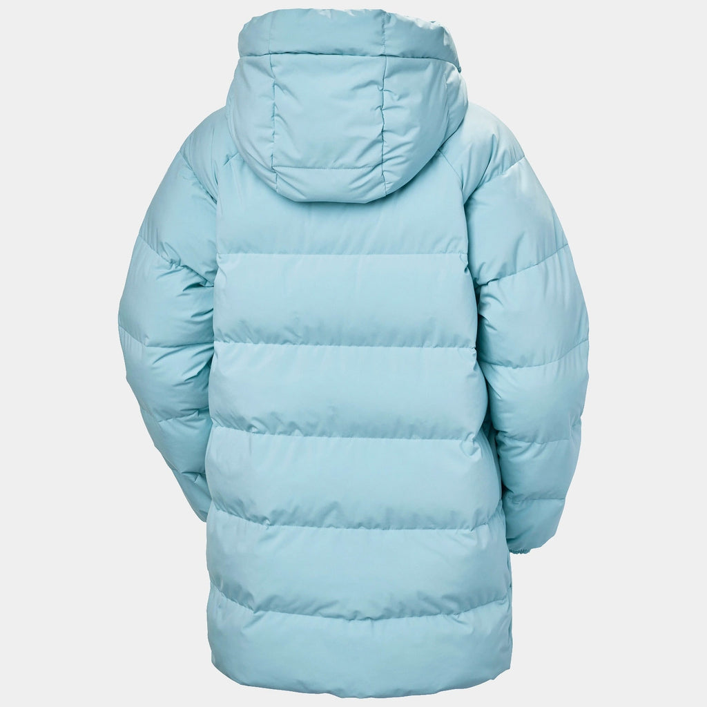 W ELLIE PUFFY PARKA, LIGHT CYAN, L