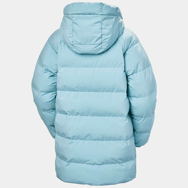 W ELLIE PUFFY PARKA, LIGHT CYAN, L