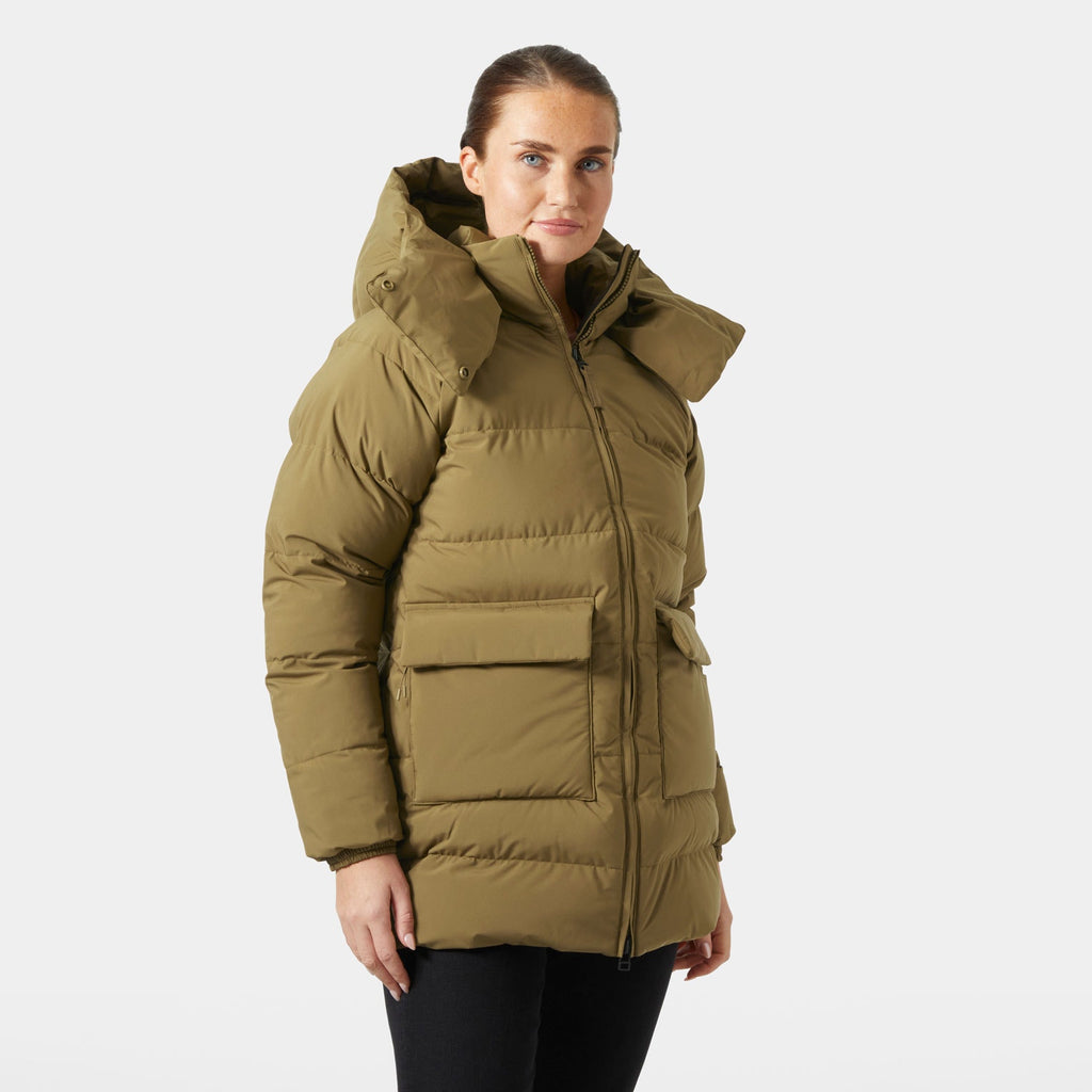 W ELLIE PUFFY PARKA, SEPIA, L