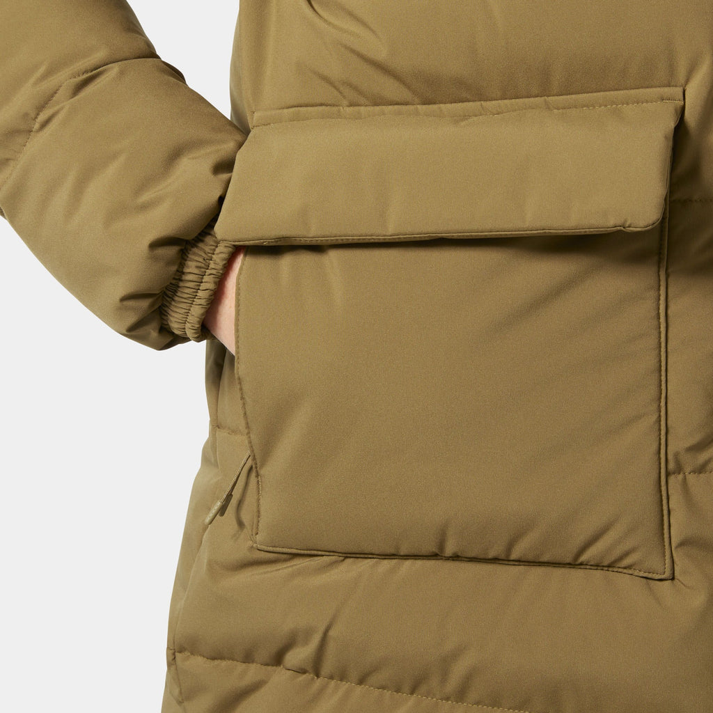 W ELLIE PUFFY PARKA, SEPIA, L