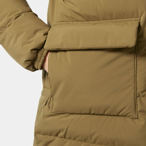 W ELLIE PUFFY PARKA, SEPIA, L