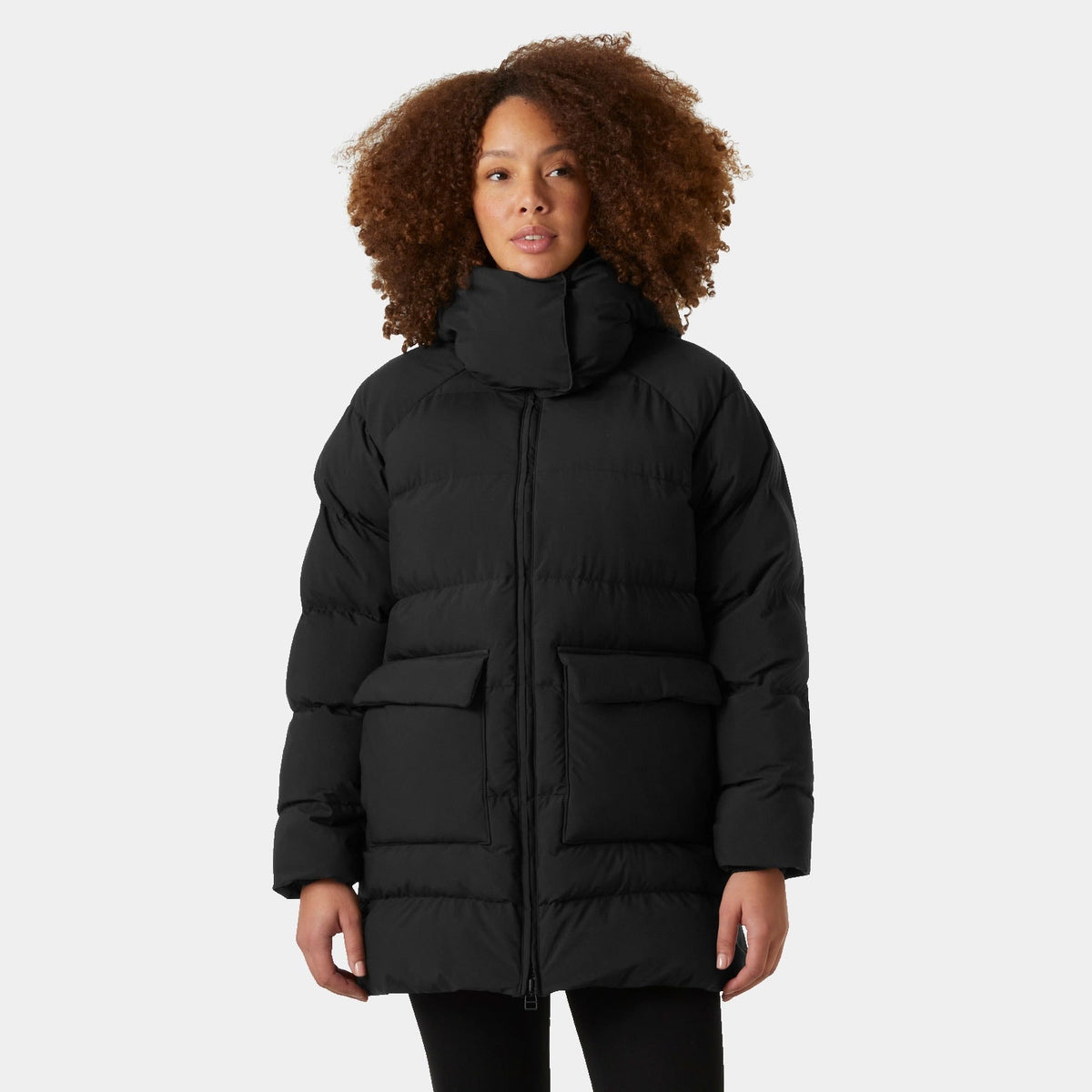 W ELLIE PUFFY PARKA, BLACK, L Main image