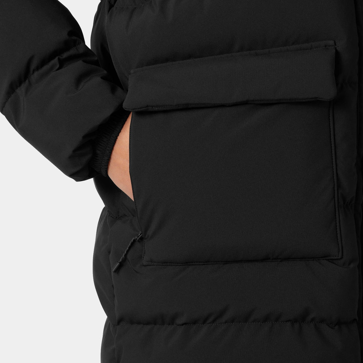 W ELLIE PUFFY PARKA, BLACK, L