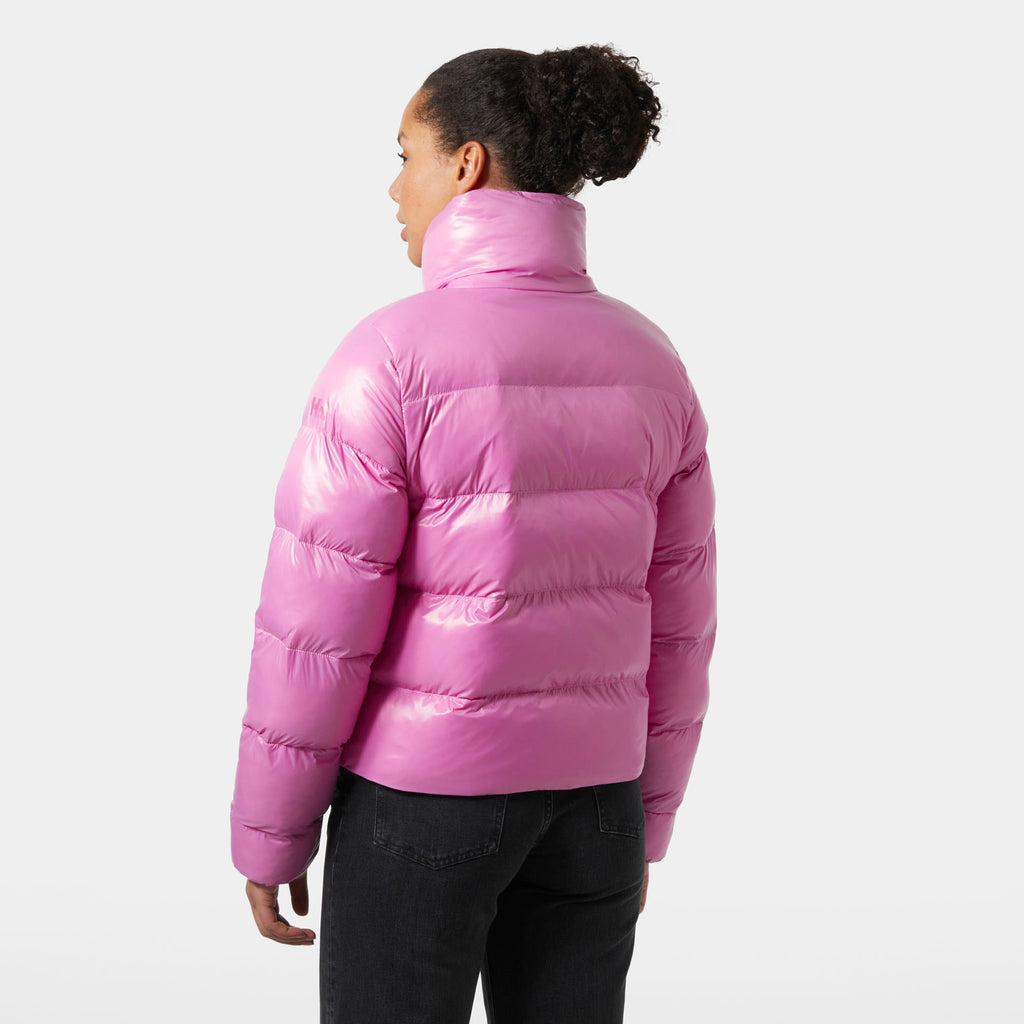 W JADE PUFFER JACKET, META PINK, L