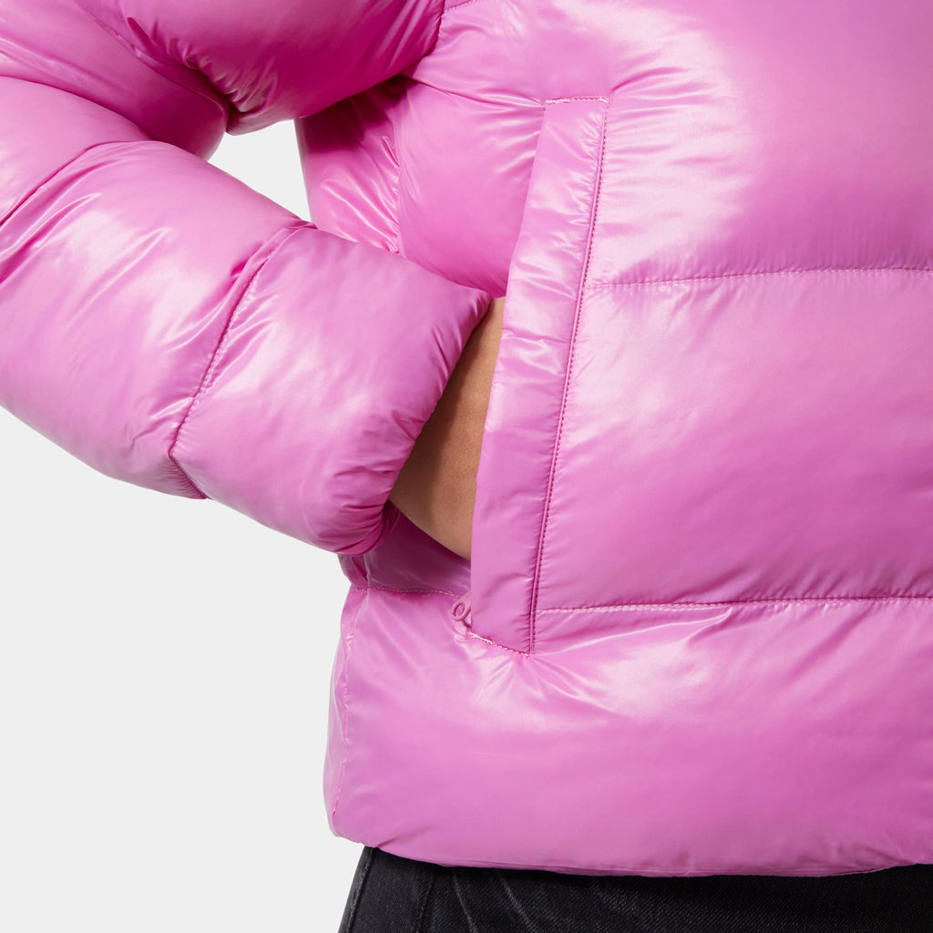 W JADE PUFFER JACKET, META PINK, L