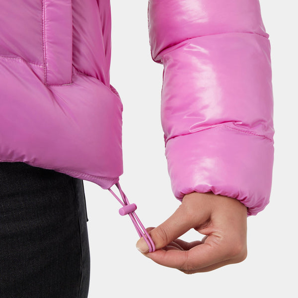 W JADE PUFFER JACKET, META PINK, L