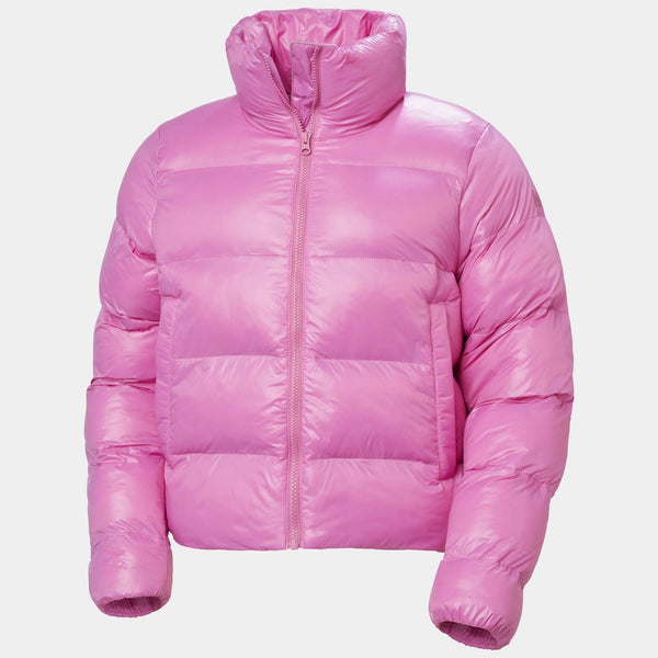 W JADE PUFFER JACKET, META PINK, L