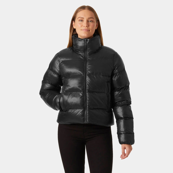 W JADE PUFFER JACKET, BLACK, L