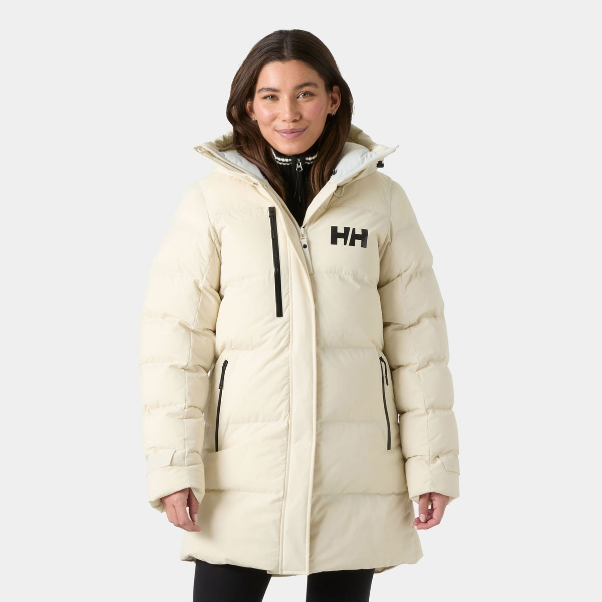 W ADORE PUFFY PARKA, CREAM, L