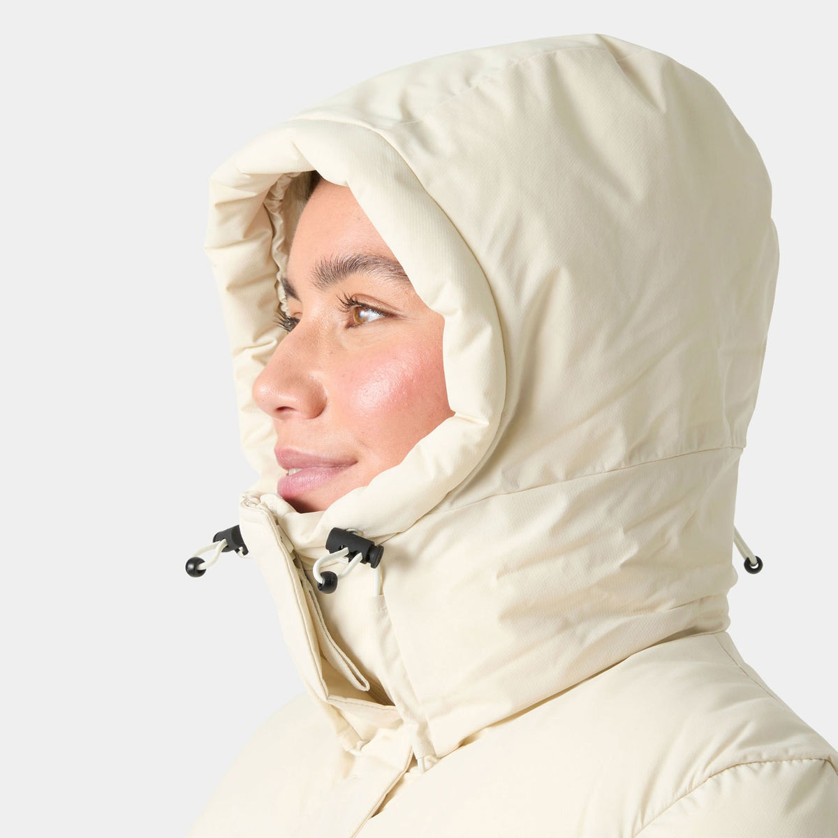 W ADORE PUFFY PARKA, CREAM, L