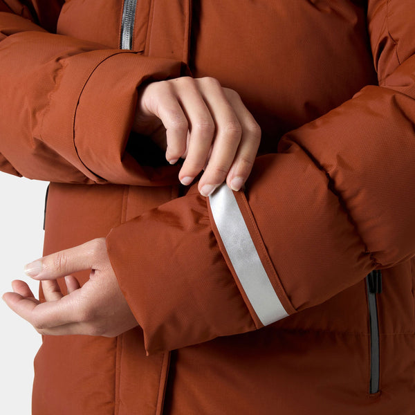 W ADORE PUFFY PARKA, IRON OXIDE, L