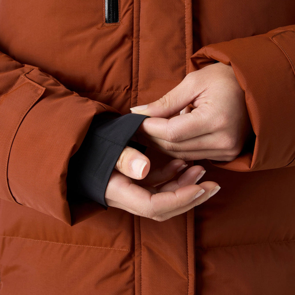 W ADORE PUFFY PARKA, IRON OXIDE, L
