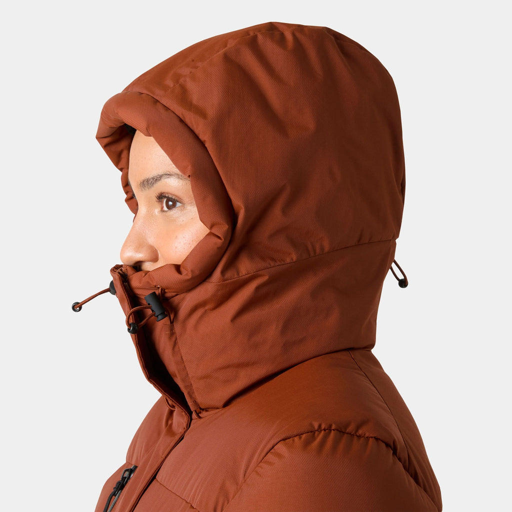 W ADORE PUFFY PARKA, IRON OXIDE, L