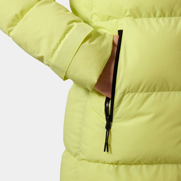 W ADORE PUFFY PARKA, SUNNY LIME, L