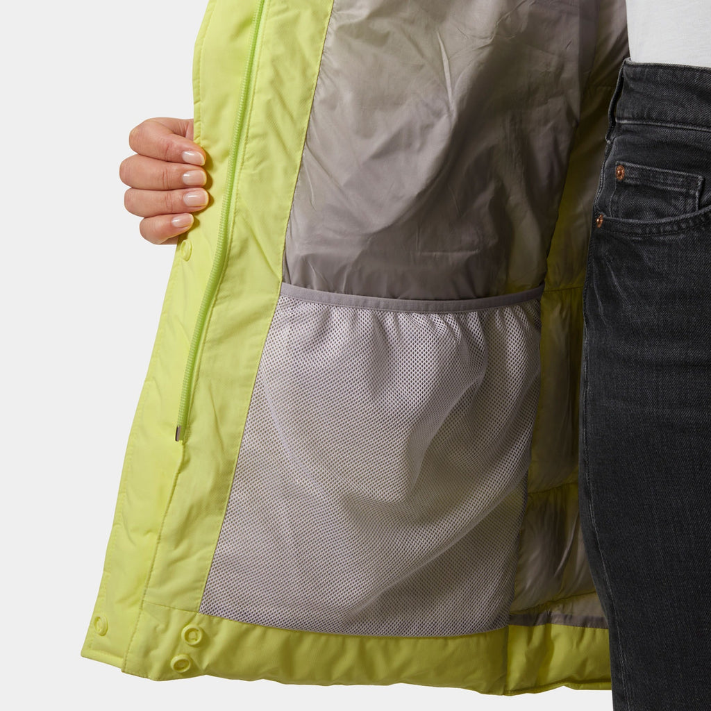 W ADORE PUFFY PARKA, SUNNY LIME, L