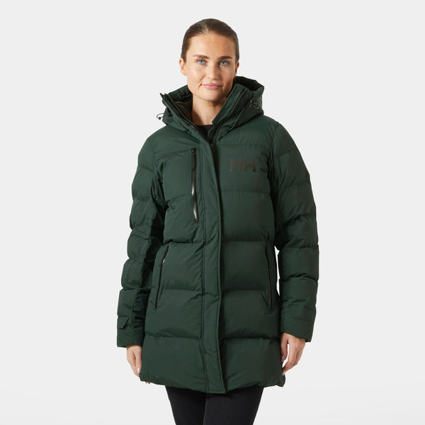 W ADORE PUFFY PARKA, DARK JUNGLE, L