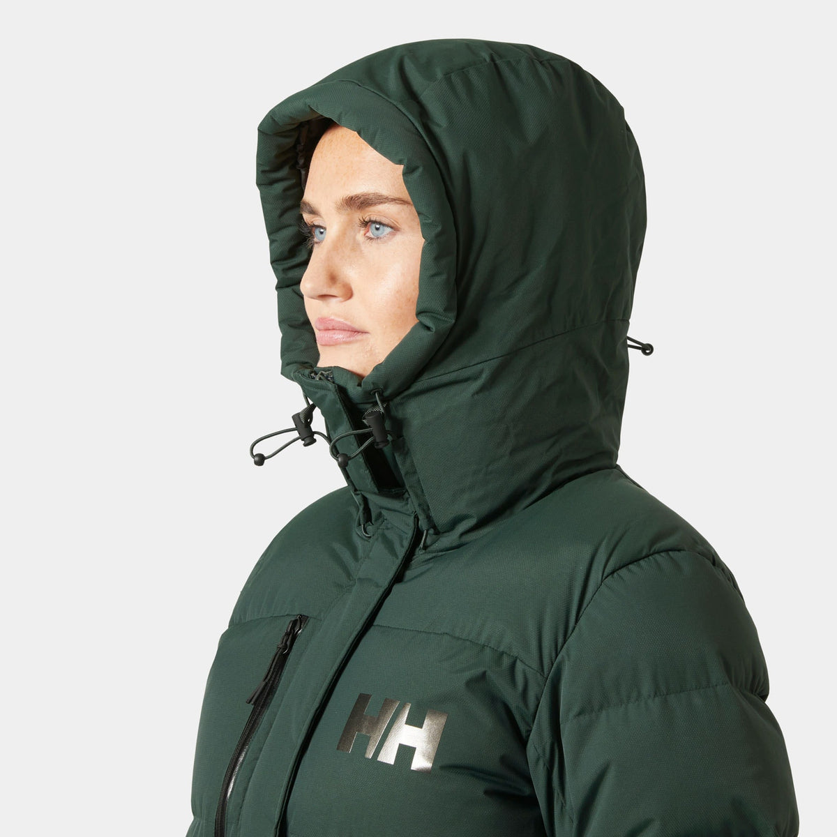 W ADORE PUFFY PARKA, DARK JUNGLE, L