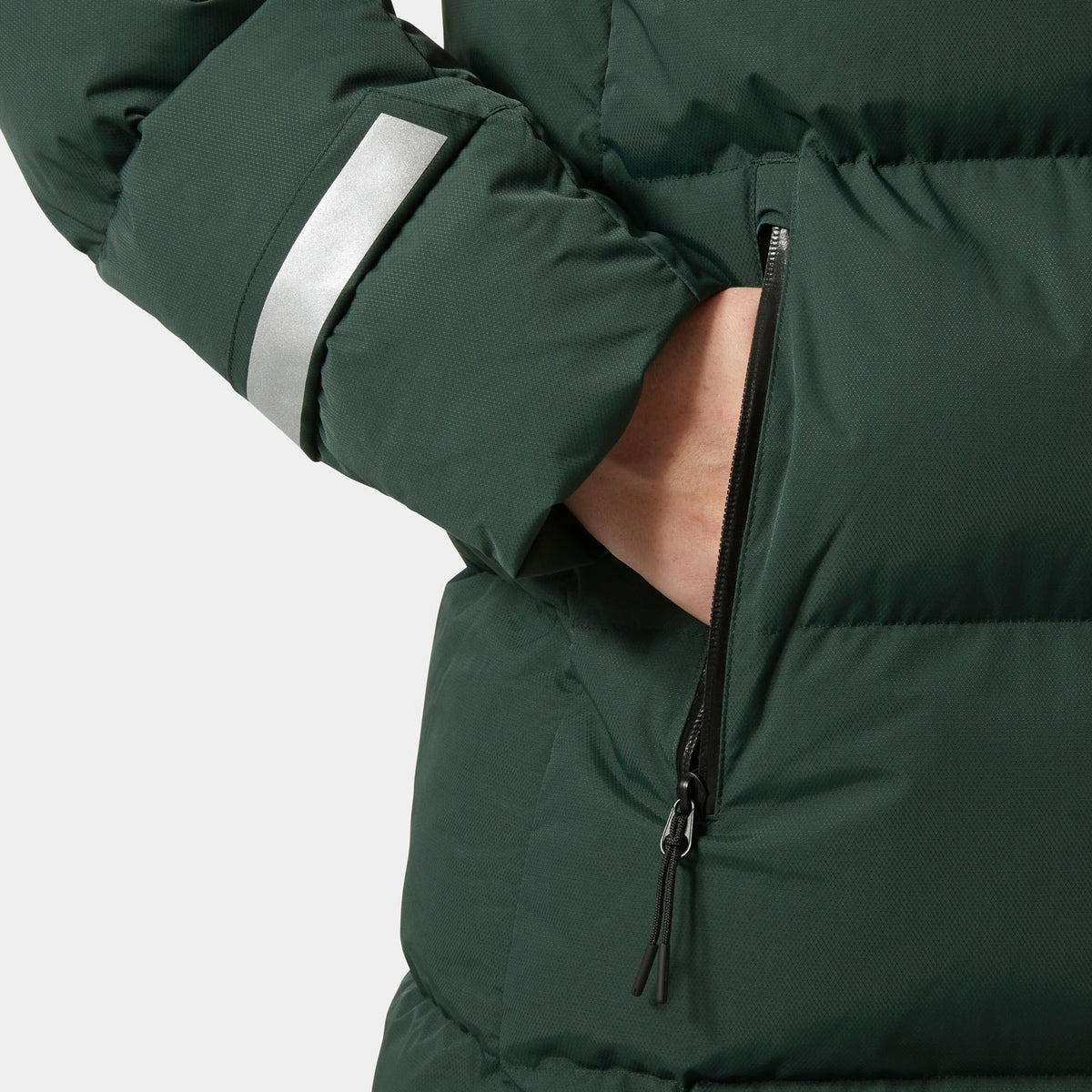 W ADORE PUFFY PARKA, DARK JUNGLE, L