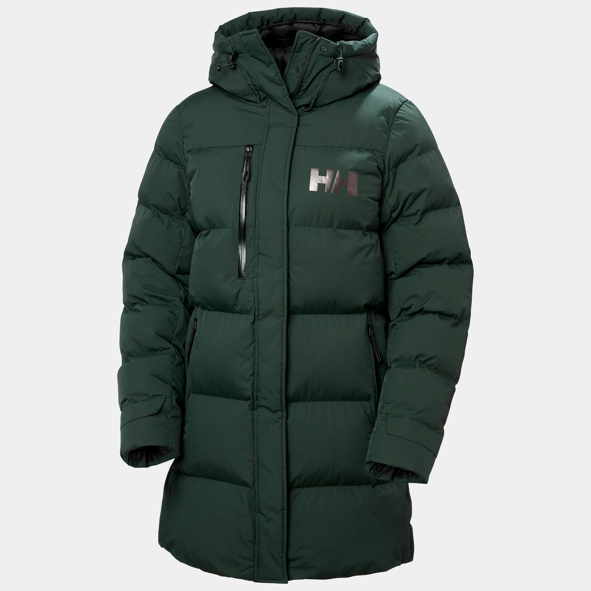W ADORE PUFFY PARKA, DARK JUNGLE, L