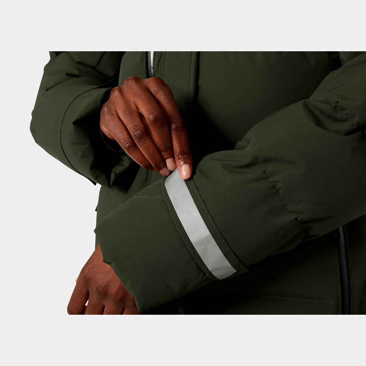 W ADORE PUFFY PARKA, UTILITY GRE, XXL