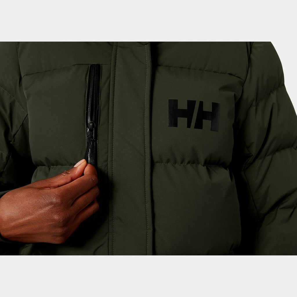 W ADORE PUFFY PARKA, UTILITY GRE, XXL