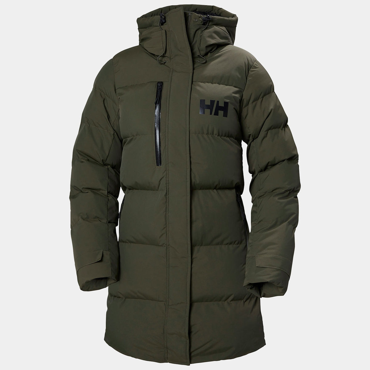 W ADORE PUFFY PARKA, UTILITY GRE, XXL