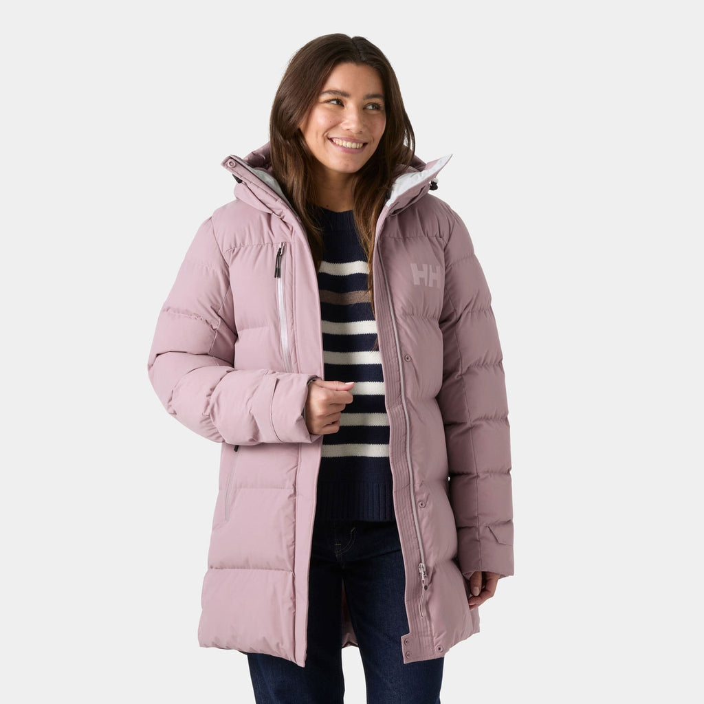 W ADORE PUFFY PARKA, PURPLE CLAY, L
