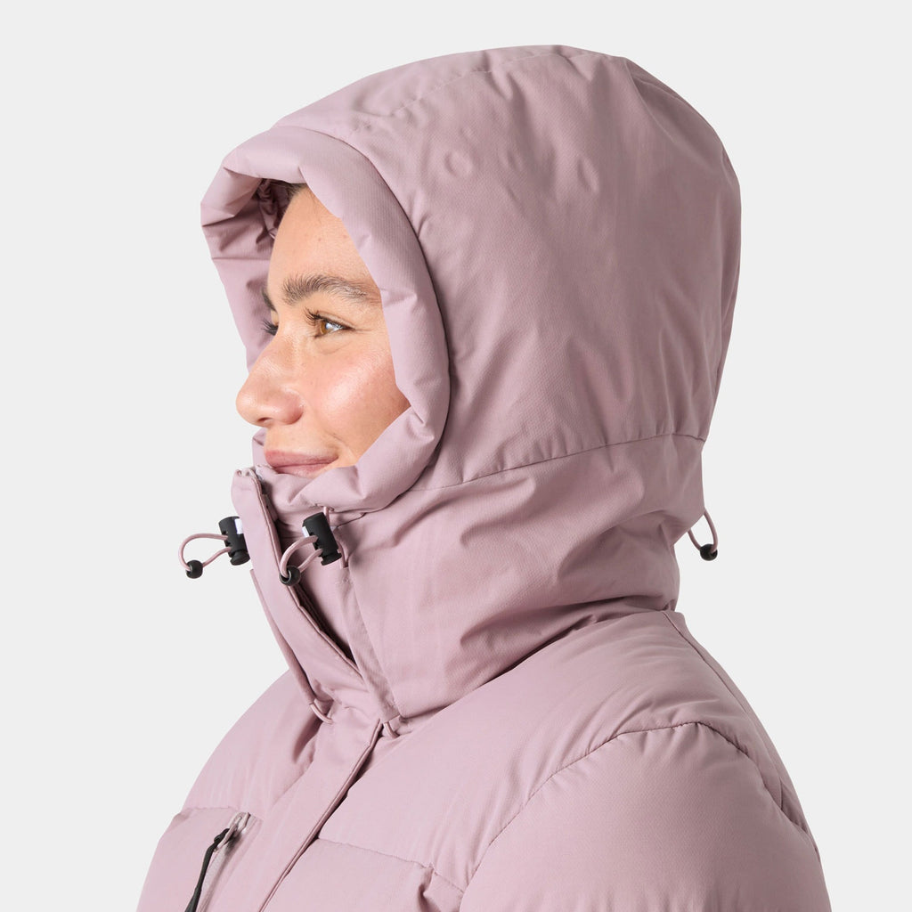 W ADORE PUFFY PARKA, PURPLE CLAY, L