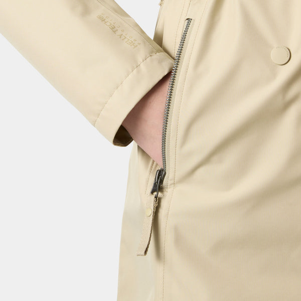 W WELSEY II TRENCH, HH KHAKI, L