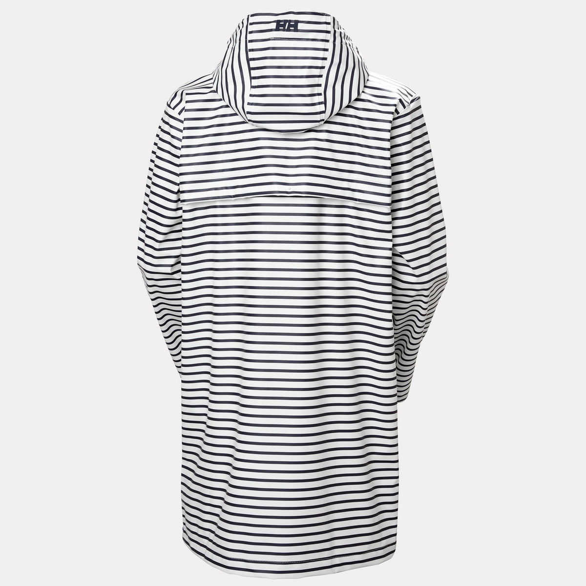 W MOSS RAIN COAT, WHITE NAVY, S