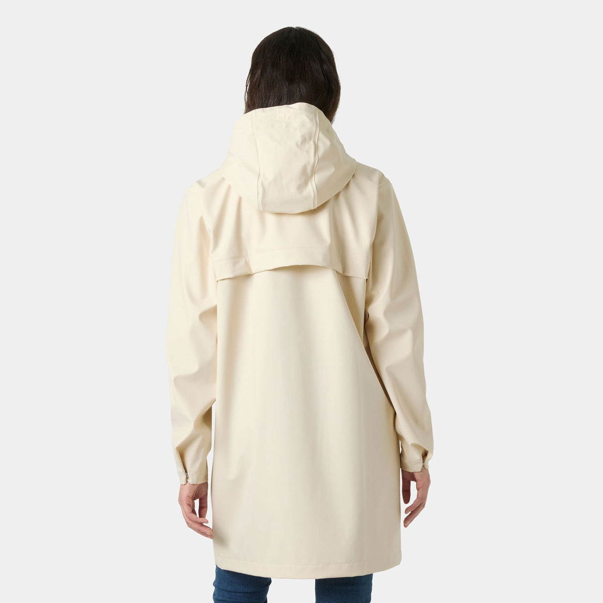 W MOSS RAIN COAT, CREAM, L