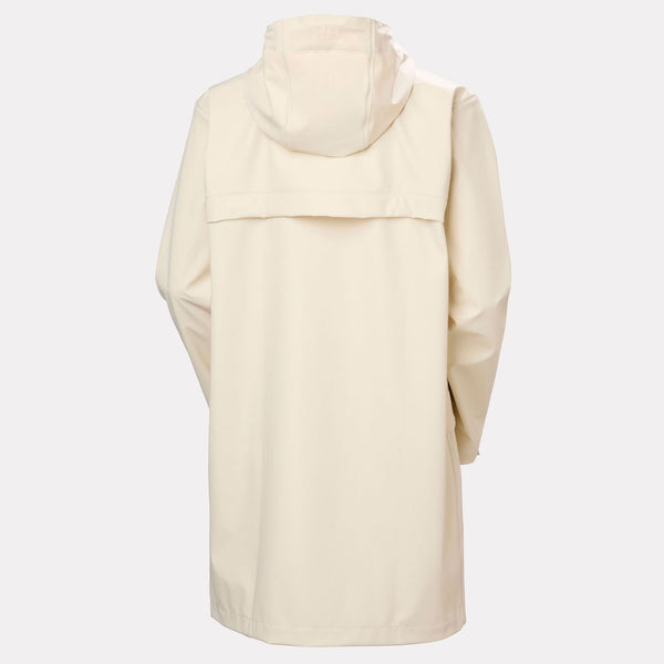 W MOSS RAIN COAT, CREAM, L