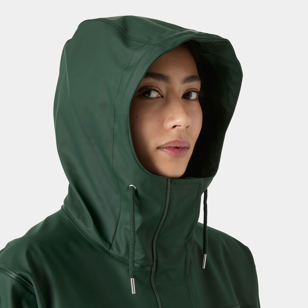 W MOSS RAIN COAT, DARK JUNGLE, M