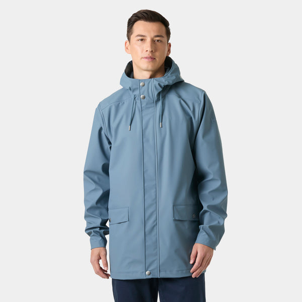 MOSS RAIN COAT, WASHED NAVY, XL