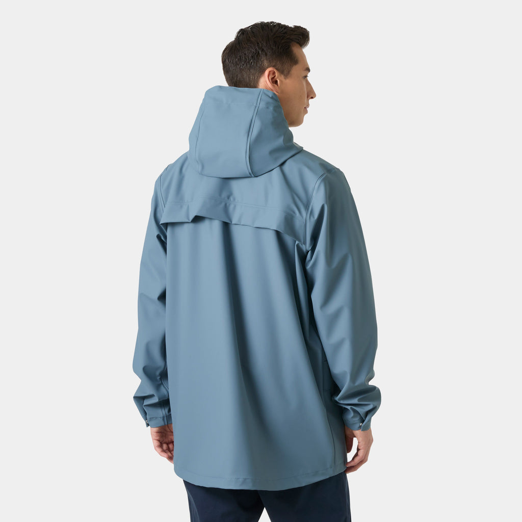 MOSS RAIN COAT, WASHED NAVY, XL