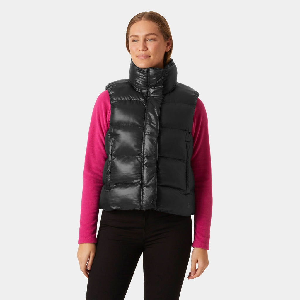 W JADE VEST, BLACK, L