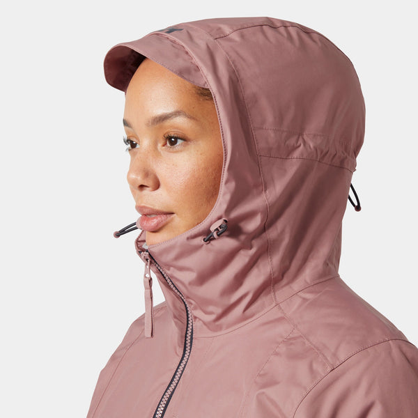 W WESTPORT INS COAT, ASH ROSE, L