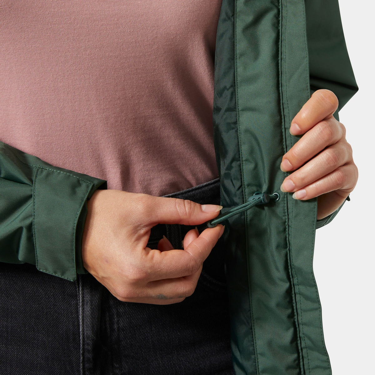 W WESTPORT INS COAT, JUNGLE GREE, L