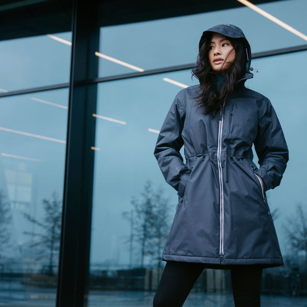 W WESTPORT INS COAT, EBONY, L