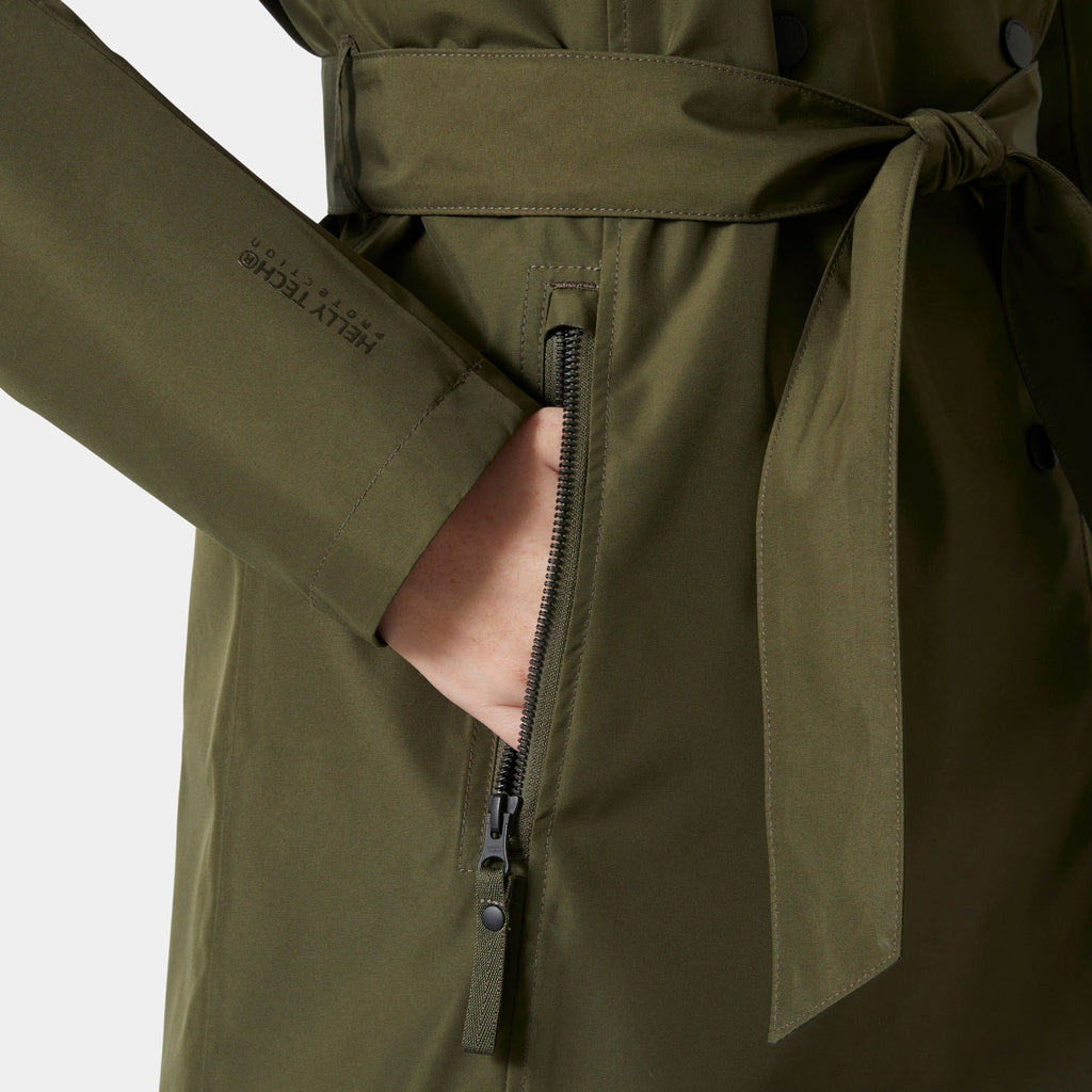 W WELSEY II TRENCH INSULATED, UTILITY GRE, L