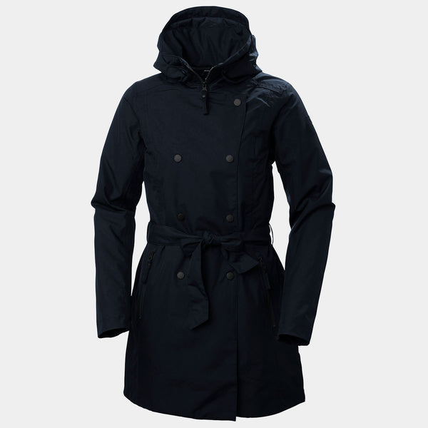 W WELSEY II TRENCH INSULATED, NAVY, M