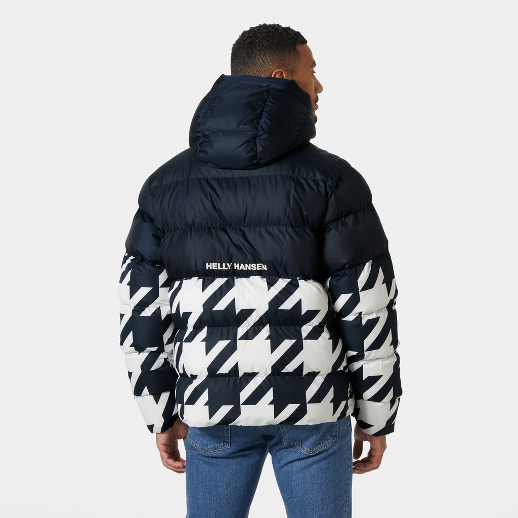 OSLO GRAPHIC PUFFY, NAVY HOUNDS, XXL