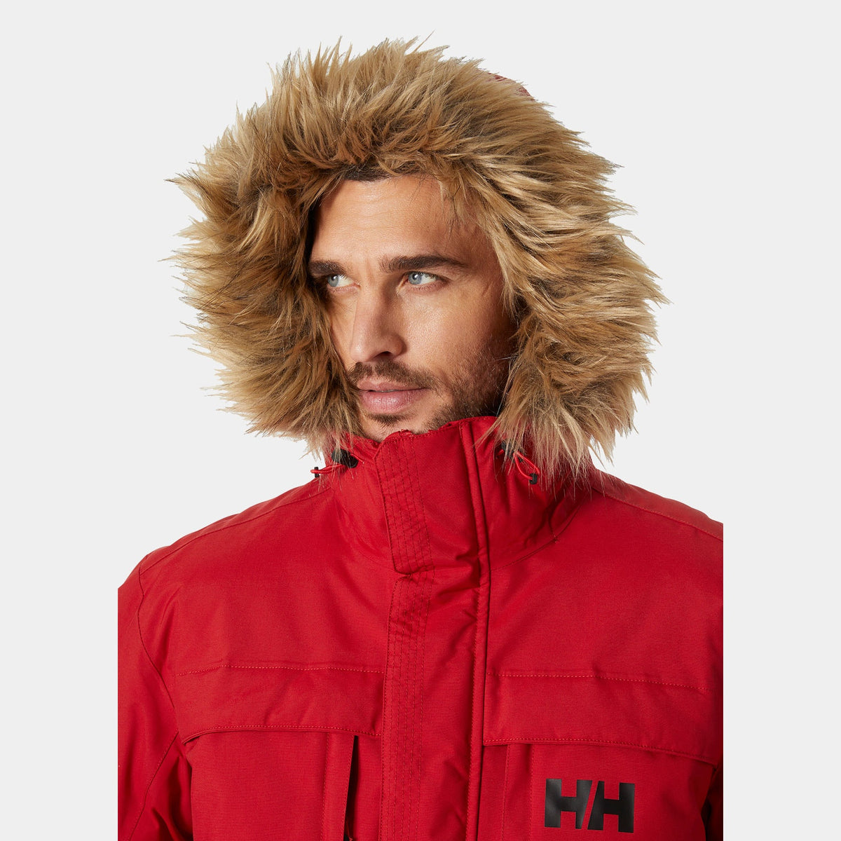 NORDSJO PARKA, RED, S