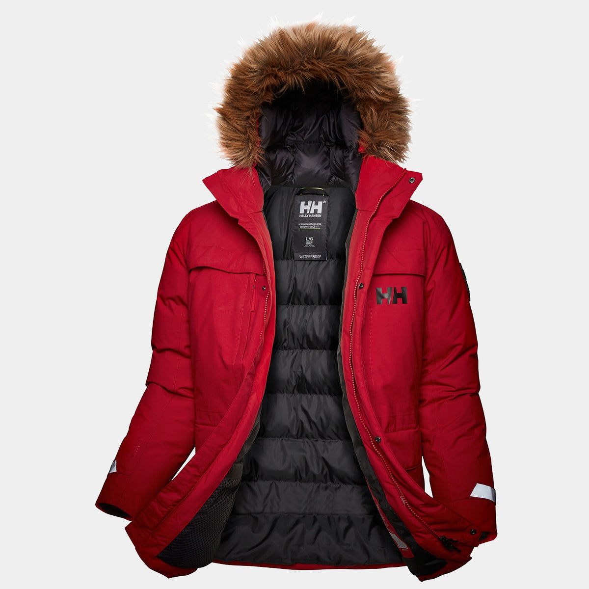 NORDSJO PARKA, RED, S