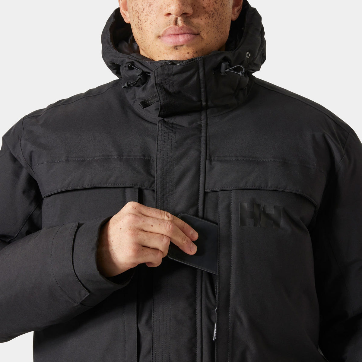 NORDSJO PARKA, BLACK, XXL