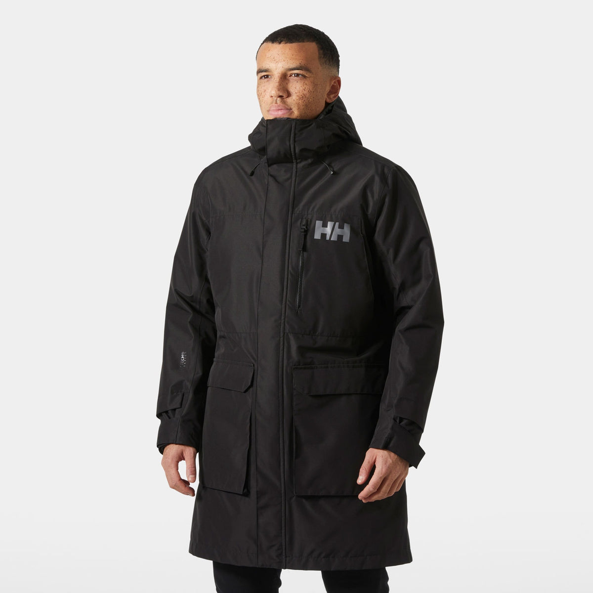 RIGGING COAT, BLACK, M