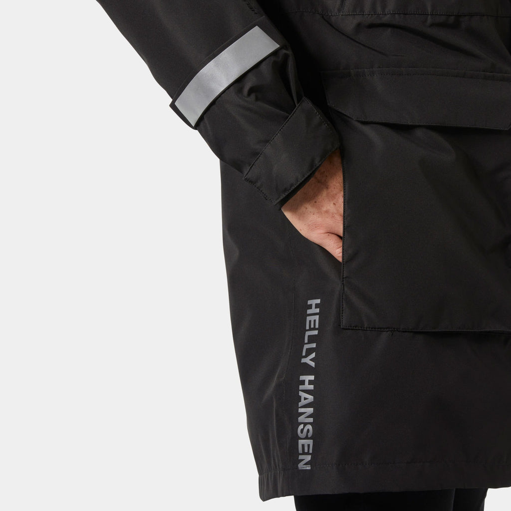RIGGING COAT, BLACK, M