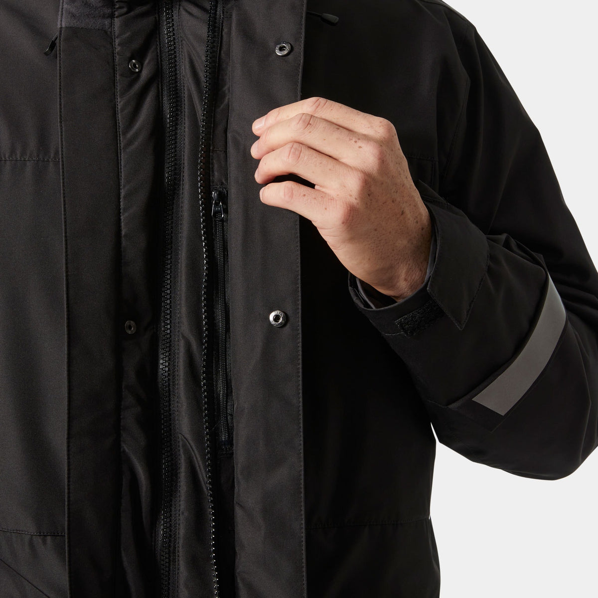 RIGGING COAT, BLACK, M